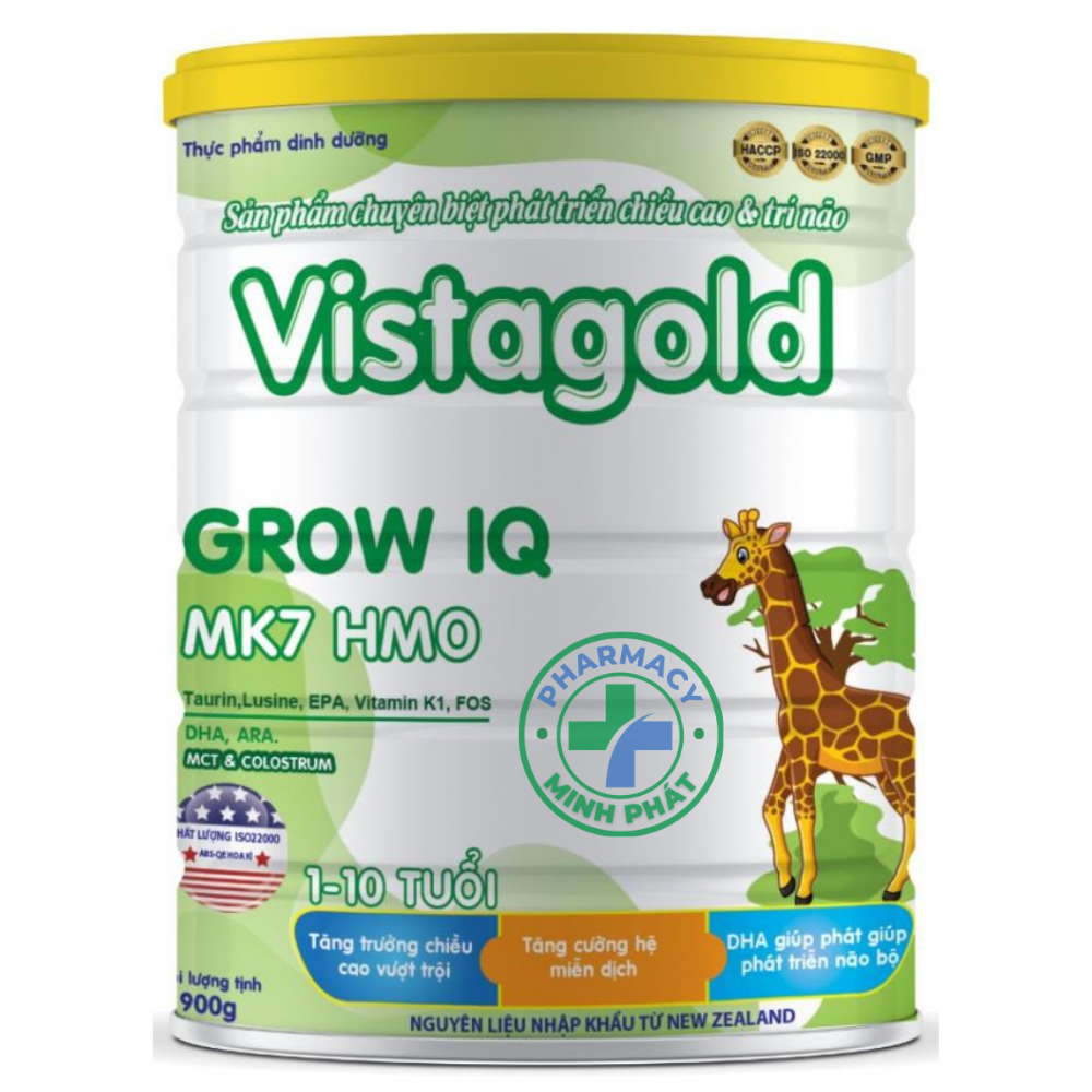 Sữa Bột VISTAGOLD IQ & Grow 900Gram